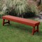 Highwood Usa 5ft Weatherly Picnic Bench Outdoor Furniture for Patio, Backyard, Garden AD-BENN3-RED - alternate 2